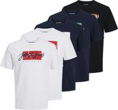 JACK&JONES - JJTILEY JJNOLAN TEE SS CREW NECK 5PK MP Heren T-shirt