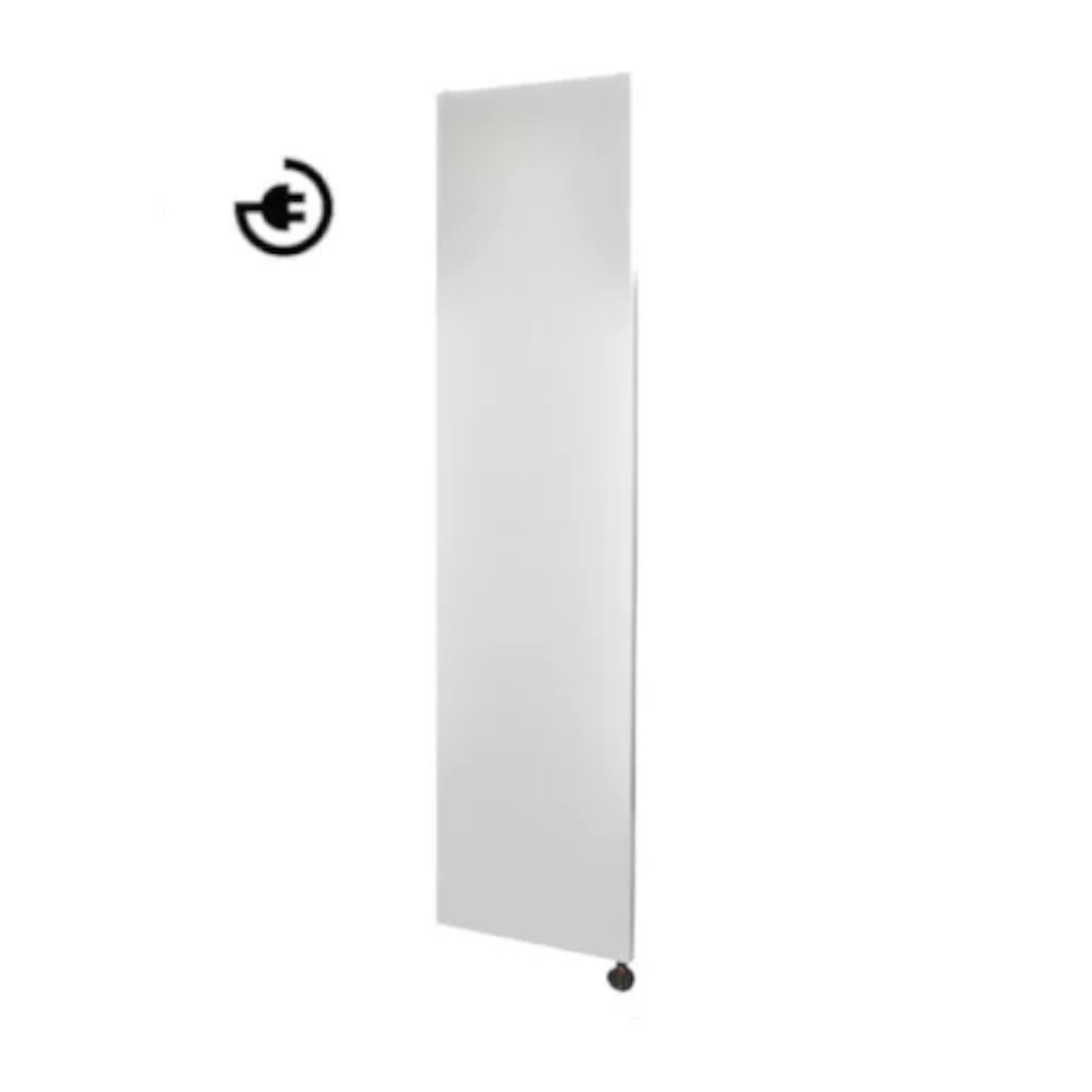 Sanicare Radiator sanicare denso 180x40 cm. Mat wit thermostaat chroom linksonder