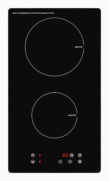 Exquisit EKI300-2 Inductiekookplaat - 2 Kookzones - Inbouw - Zwart - 5 Jaar Garantie