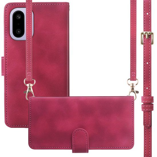 imoshion Bookcase met koord voor de OnePlus 15R - Rood