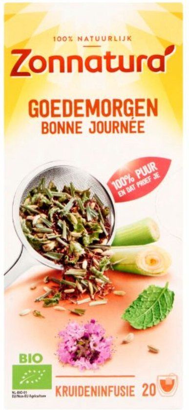 Zonnatura Thee Goedemorgen Bio 20 stuks