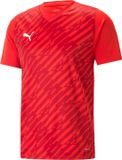 Puma Team Ultimate Shirt Korte Mouw Heren Rood Maat M
