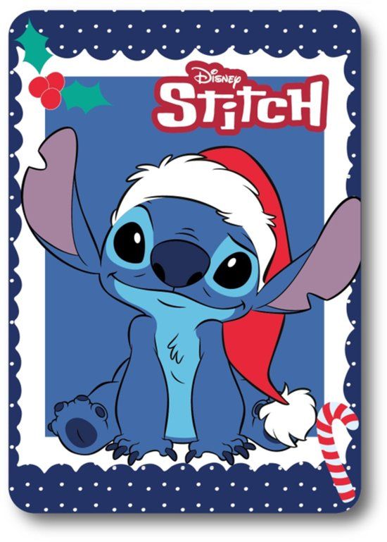 Lilo en Stitch Lilo & Stitch Fleece deken - Blauw - 100 x 200 cm