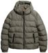 Superdry - Sportieve Capuchon Pufferjas - Heren - XXXL - Licht Kaki Groen