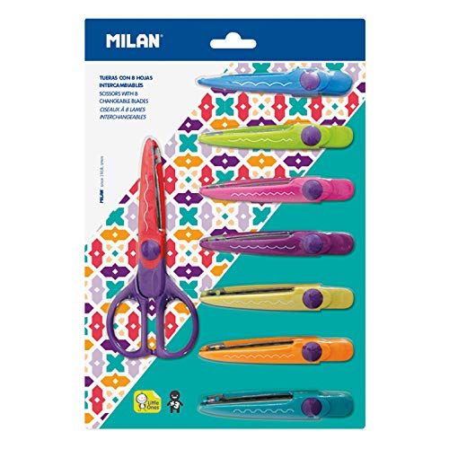 MILAN 14930908 zigzagschaar met 8 verwisselbare messen - 8411574006725