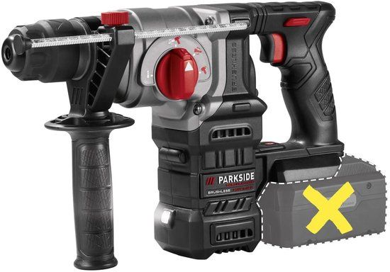 PARKSIDE PERFORMANCE® Accu-boorhamer 20 V zonder accu en oplader