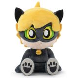 BARRADO Miraculous – 16002792 – peluche – les aventures de Ladybug – chat noir – 24 cm