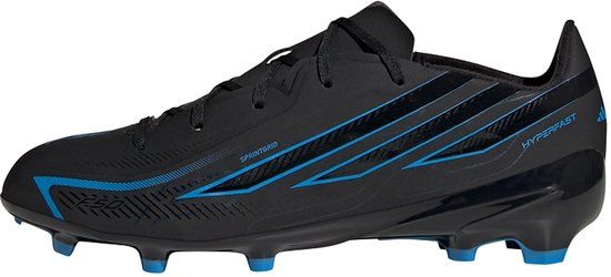 Adidas Performance F50 Hyperfast League Firm Ground Voetbalschoenen Kids - Zwart - Maat 37 1/3