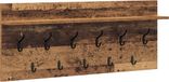 vidaXL Wandkapstok Muurmontage Oudhout 100 x 40 x 12 cm
