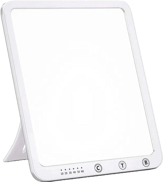 Gadgetplace Daglichtlamp met Timer & Dimfunctie - 10.000 lux - Lichttherapielamp - SAD lamp - Lichttherapie - Zonlicht lamp - Hobby lamp