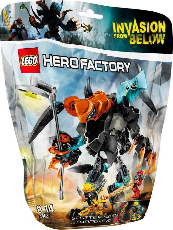 LEGO HERO FACTORY SPLIJTBEEST VS. FURNO & EVO