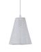 Hanglamp Atlas Hanglamp metaal 40 Watt wit Ø 16 x H 18 cm