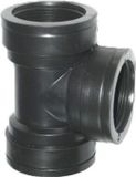 Velda T-stuk met schroef 1/2 Inch vijveraccessoires VT - Vt Zwart Kunststof