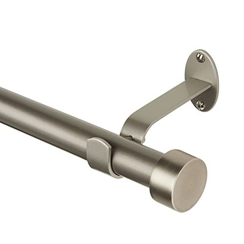 Elrene Home Fashions Serena Curtain Rod with Modern Finial