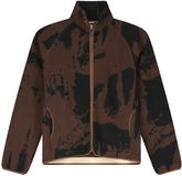 Olaf Hussein Fleece M220508 Hot Fudge/Black