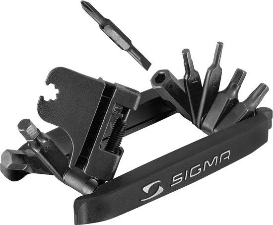 Sigma Pocket Tool Medium - Multitool - 16 functies - Zwart