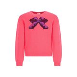 B.Nosy rechtvallende sweater met print - oranje