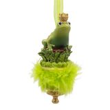 Kurt Adler 6,25" Holly Hats™ Kikker Prins Ornament