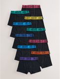 Next - Jongens - Set van 10 boxershorts - Zwart