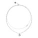 GUESS Unique Solitaire Dames Ketting Staal Zilverkleurig
