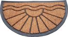 IVOL Paillasson Fibre de coco / Caoutchouc 40x70 cm - Demi-rond