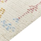 Beliani BETTIAH - Tapis à poils courts - Beige - 80 x 150 cm - Coton