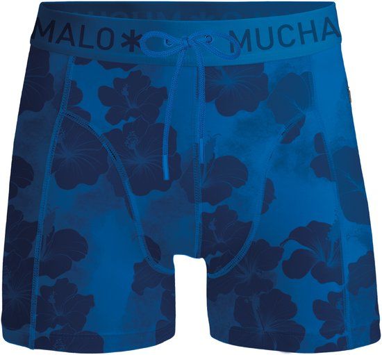 Muchachomalo Jongens Tight Zwembroek - 1 Pack - Maat 158/164 - Print - Blauw