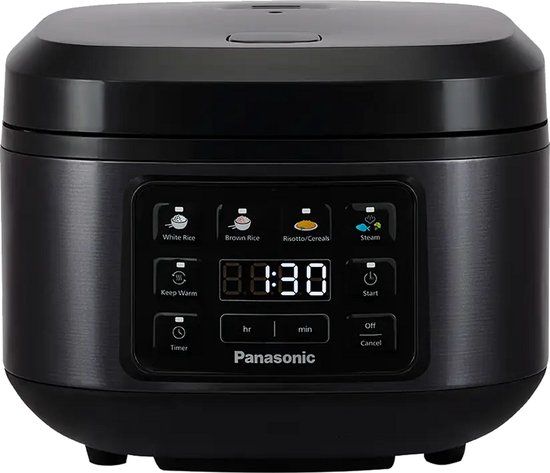 Panasonic SR-DA152KXE Rijstkoker en stoomkoker 4 l Zwart