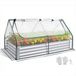 VEVOR Verhoogd Tuinbed, Metaal, 180x90x30 cm, Rechthoekig Tuinbed, Plantenbakset voor Buiten, Groentebed met Kasafdekking en Handschoenen, Bloembed, Plantbed voor Bloemen en Groenten