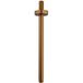 Wiesbaden Caral Douchearm met Plafondbevestiging - 30cm - Geborsteld Brons Koper