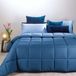 Caleffi - Modern dekbed effen blauw
