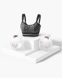 M5 Smart Bra Lot : Pompe à lait intelligente M5 double et soutien-gorge d'allaitement 4-en-1 (YN12) - 2XL / Rouge Douillet