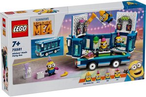 LEGO Despicable Me 4 - Muzikale feestbus van de Minions - 75581