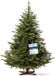 FairyTrees Kunstkerstboom – Nordmann Exklusiv (FT06), 220 cm, 100% PE spuitgegoten takken, handgemaakte essenhouten standaard, Made in EU.