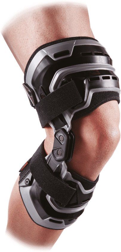 McDavid 4200 Bio-Logix Kniebrace - Zwart - Maat L - Rechts - Volwassenen