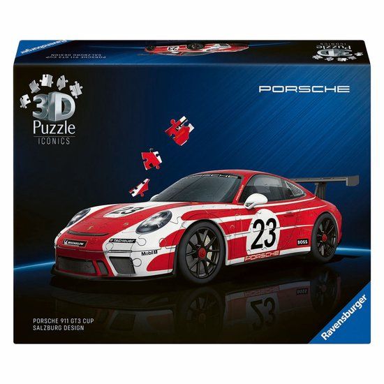 Ravensburger Iconics: Porsche 911 "Salzburg Edition" - 3D Puzzel - 108 Stukjes