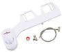 Raccord de bidet pour abattant de toilette, embout unique