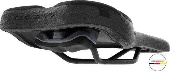 SQlab Active Fietszadel 610 Infinergy - Unisex - MTB Tour & Travel - Zwart - 16 cm