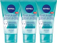 NIVEA Dagelijkse Reiniging Gezichtsscrub - 3 x 150 ml - Voordeelverpakking