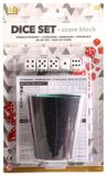 Jonotoys Dobbelset/speelset - beker inclusief 5 dobbelstenen en scoreblok - Familiespellen
