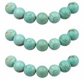 MJDCB kralen om te rijgen 4mm 85 stuks turquoise kralen met gat losse ronde stenen kralen voor het maken van sieraden armbanden kettingen