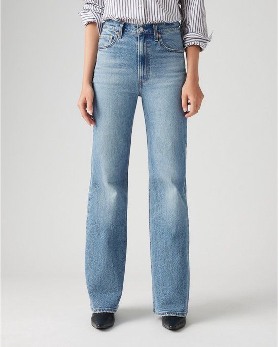 Levi's Jeans Ribcage Bell W26 X L30 Blauw
