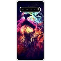 Samsung Bedrukt siliconen hoesje compatibel met Galaxy S10 5G Lion swag