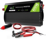 EcoLine Convertisseur 24V vers 220V/230V allume-cigare - 600w Puissance 1200w pic - Sinus modifié