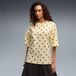 PUMA T-shirt à pois oversize Femme, Vêtements, Jaune, XL