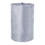 Maffei Tank + deksel van gelast roestvrij staal, Floret, 100 cm, 46 cm, hoogte 71 1/2 F