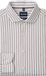 OLYMP Smart Business modern fit chemise - tricot - brun à rayures blanches - Repassage facile - Tour de cou : 40 (taille UE : M)