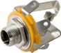 S-Impuls 6,35mm Jack (v) inbouw connector - metaal - 3 soldeerpunten / stereo