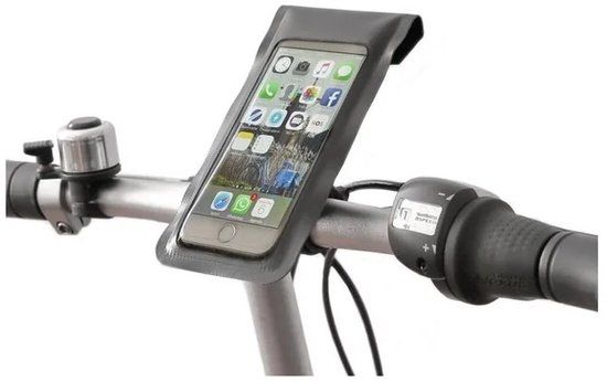 Mirage XL telefoonhouder fiets - Galaxy Note & Iphone Plus - Zwart