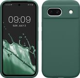kwmobile telefoonhoesje geschikt voor Google Pixel 8a - Hoesje met siliconen coating - Smartphone case in dennengroen